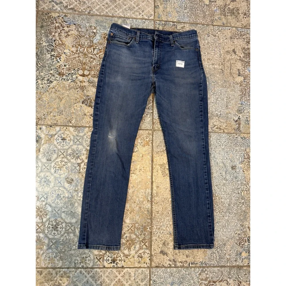 Levi's 511 Jeans Men's 38X32 Blue Slim Fit Straight Leg Medium Wash